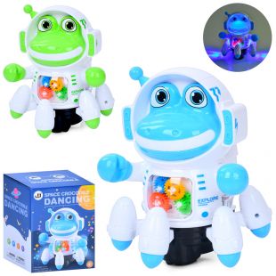 Музична іграшка крокодил, 2 кольори JQ118