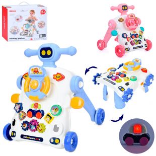 Каталка-ходунки игровой стол 2 цвета 6043-6044