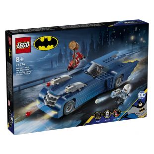 Конструктор LEGO Super Heroes Бетмен на бетмобілі проти Харлі Квін і Містера Фріза 76274