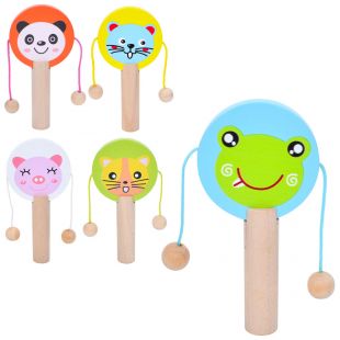 Деревянная игрушка Бубенчик 5 видов MD 0804