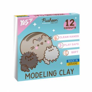 Пластилин Yes, 12 цветов, 240г Pusheen 540669