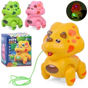 Музична іграшка динозавр, 3 кольори QB-28Y