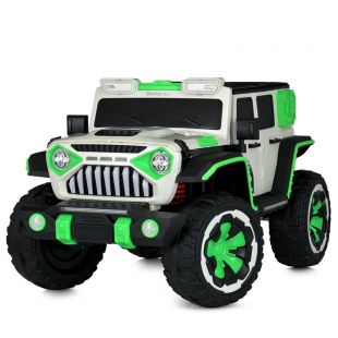 Електромобіль дитячий Bambi Racer джип білий M 5845EBLR-1