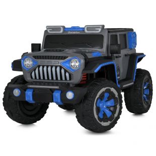 Електромобіль дитячий Bambi Racer джип на радіокеруванні блакитний M 5845EBLRS-4