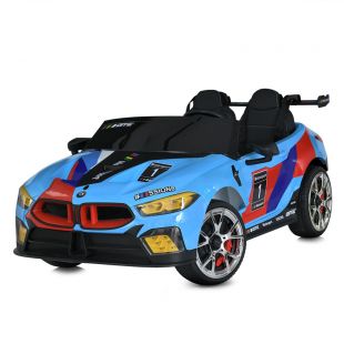 Електромобіль дитячий Bambi Racer на радіокеруванні синій M 5849EBLRS-4(24V)