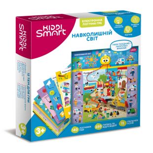 Настольная электронная игра на логику Kiddi Smart Викторина Окружающий мир 157-A-002-UA