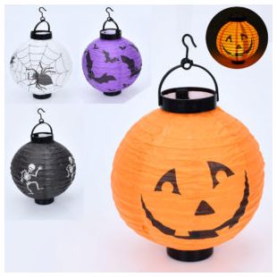 Ліхтарик Хелловін/Halloween, куля, 4 види FG240308030Q