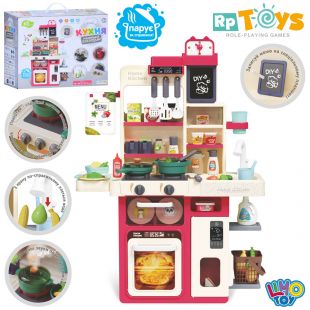 Детская кухня Limo Toy мойка, духовка, плита, посуда, продукты WD-825A