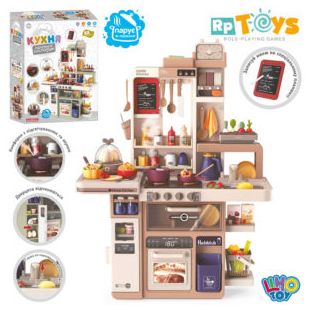 Детская кухня Limo Toy мойка, духовка, плита, посуда, продукты 889-230