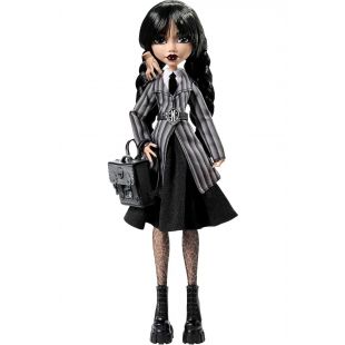 Кукла Monster High X Wednesday Венздей в школьной форме HXJ04