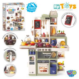 Детская кухня Limo Toy мойка, духовка, плита, посуда, продукты 889-229