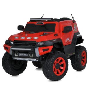 Електромобіль дитячий Bambi Racer джип на радіокеруванні червоний M 5816EBLR-3