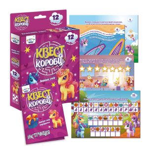 Настольная игра Vladi Toys развлекательная. Квест в коробке. Единорожки VT5902-01