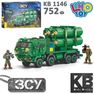 Конструктор Limo Toy военный, машина, РК Нептун, 752 деталей KB 1146