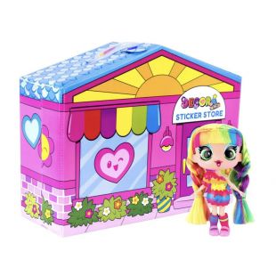 Игровой набор Decora Girlz Дизайнерский магазин наклеек D1009