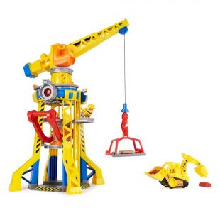Игровой набор Rubble and Crew Подъемный кран-башня Бухты строителей SM28508/6067494
