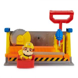 Игровой набор Rubble&Crew Мастерская Крепыша с кинетическим песком SM28511/6067082