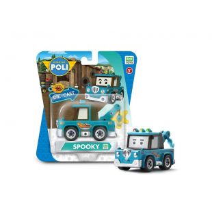 Машинка Robocar Poli металлическая, коллекционная Робокар Спуки Die Cast MRT-0611