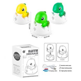Игра для купания динозавр, 3 цвета 129A
