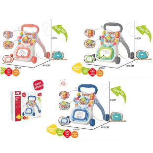 Каталка-ходунки игровой центр 3 цвета 368-16A-16B-16C