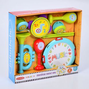 Барабани дитячі Limo Toy з дудкою та маракасами ML6620