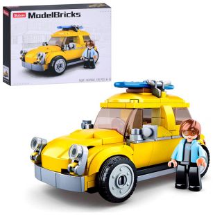 Конструктор SLUBAN Model Bricks машинка, фигурка, 176 деталей M38-B0706C