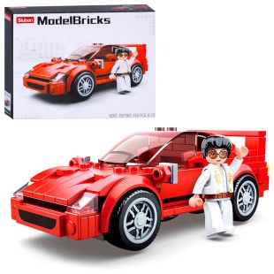 Конструктор SLUBAN Model Bricks машинка, фигурка, 163 деталей M38-B0706D