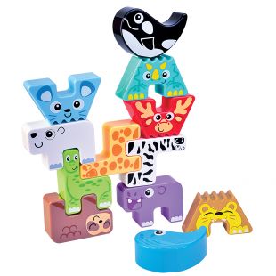 Учебный игровой набор Kiddi Smart – Зверюшки-Пазлики 4562-KS