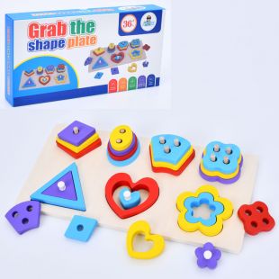 Деревянная игрушка Геометрика фигуры MD 0867 