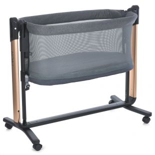 Кроватка-манеж EL CAMINO укачивающая ME 1125-G Dark Gray
