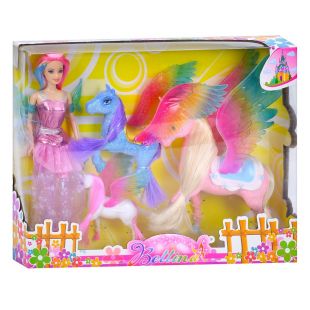 Кукла - фея с единорогом и пегасом 68410