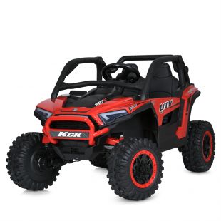 Електромобіль дитячий Bambi Racer джип на радіокеруванні, червоний M 5990EBLR-3(24V)