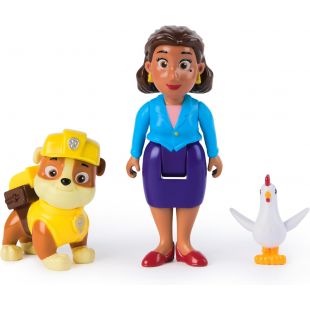 Игровой набор Paw Patrol с фигурками Крепыша, мэра Гудвэй и Ципалетты SM17706/6070749