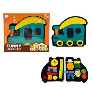 Бізікнижка Паровозик Y514-19