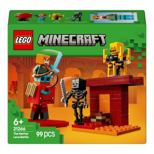 Конструктор LEGO Minecraft Битва з Лавою у Незері 21266