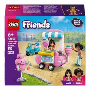Конструктор LEGO Friends Ятка із солодкою ватою та скутер 42643