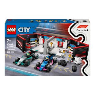 Конструктор LEGO City Гараж F1® та автомобілі Mercedes-AMG і Alpine 60444