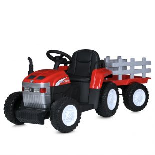 Електромобіль дитячий Bambi Racer трактор червоний M 6038EBLR-3