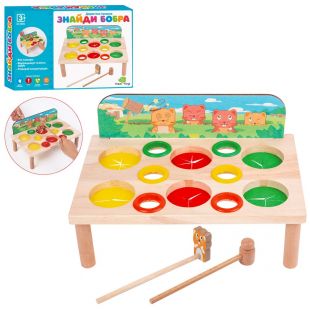 Дерев'яна іграшка Tree Toys Стукачка Знайди бобра MD 0895
