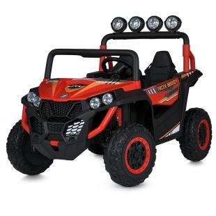 Электромобиль детский Bambi Racer джип радиоуправляемый красный M 6058EBLR-3(24V)