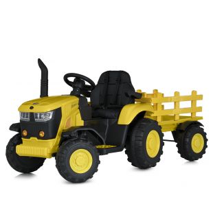 Электромобиль детский Bambi Racer трактор жовтий M 5852EBLR-6