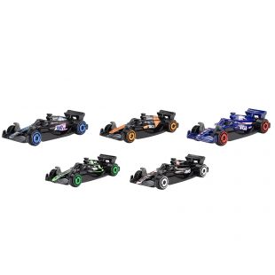 Набір з 5 базових болідів Hot Wheels F1 2024 JGF58