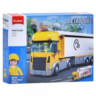 Конструктор SLUBAN Metropolis трейлер M38-B1289