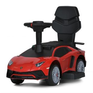 Електромобіль 2в1 каталка-толокар червоний M 5777EBL-3