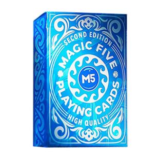 Игральные карты для демонстрации фокусов и трюков Magic Five M5 Blue Deck MF004