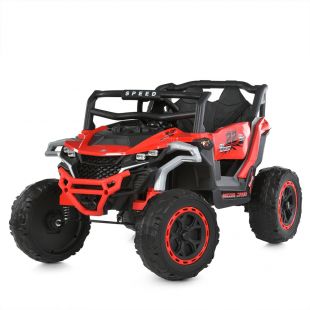 Електромобіль дитячий Bambi Racer джип на радіокеруванні червоний M 6141EBLR-3