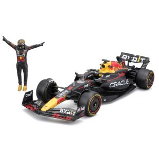 Коллекционная автомодель Bburago Racing Red Bull RB19 с фигуркой в ассортименте 18-28036