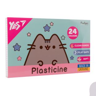 Пластилин YES Pusheen 24 цвета 480 г 540685