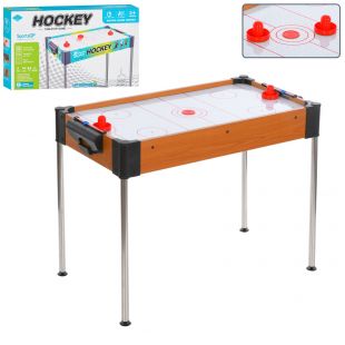 Настольная игра аэрохоккей деревянный 2559