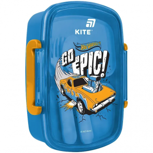 Ланчбокс Kite с наполнением Hot Wheels 750 мл HW25-181